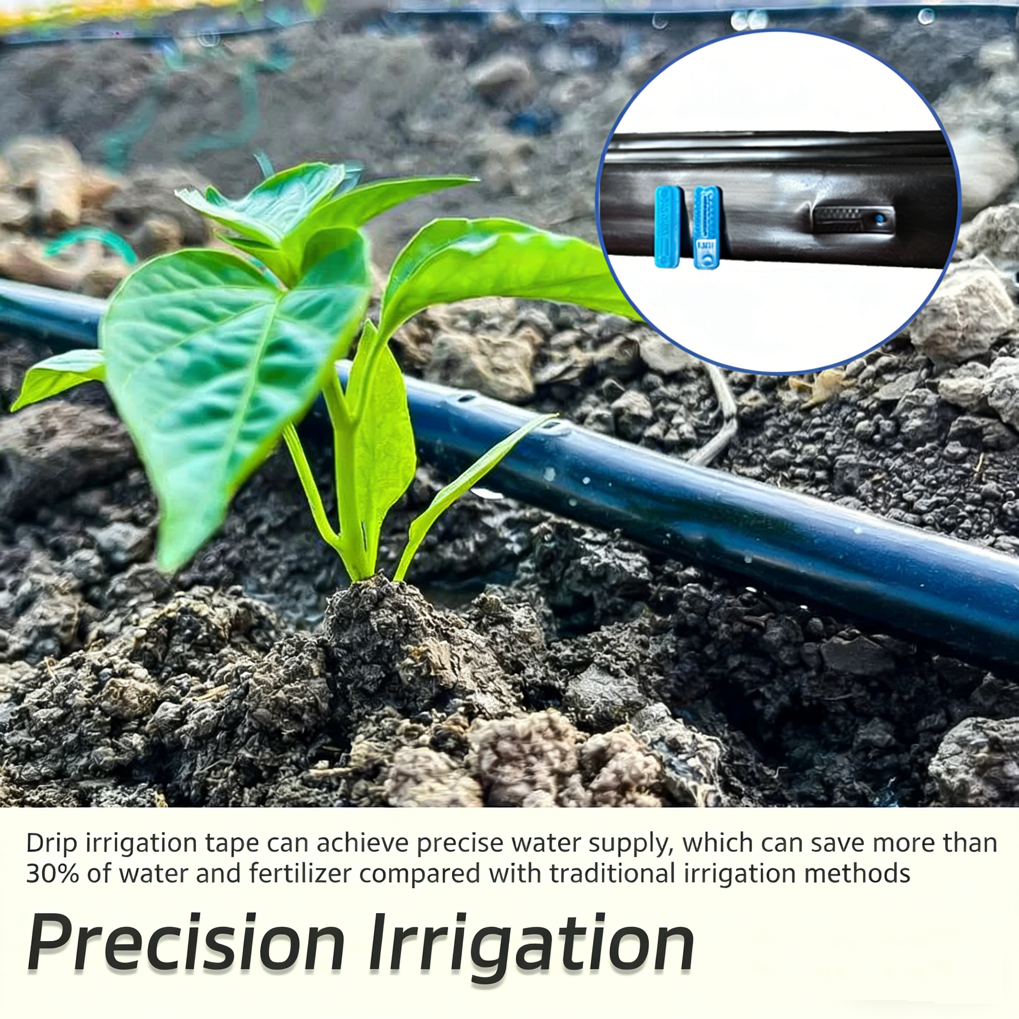 Agricultural Irrigation Drip Irrigation Pipe Patch Type Drip Irrigation Tape